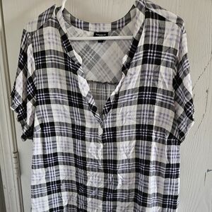 Torrid plaid shirt
